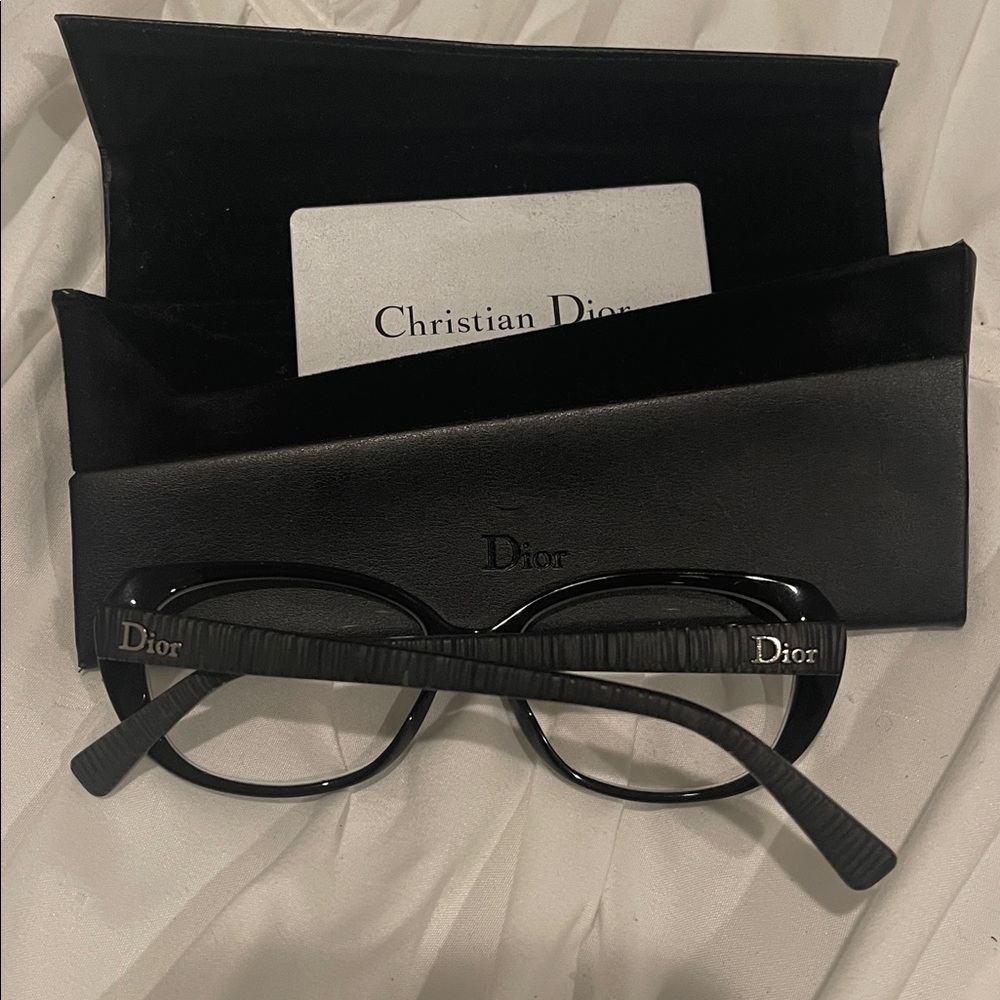 Dior Women's Glasses with Black Frame